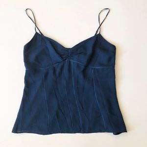 Cute express tank navy blue